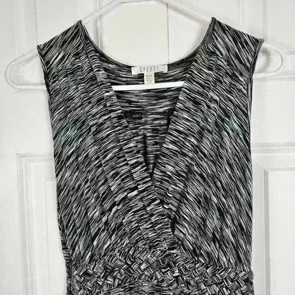 Spense Ruched Waist Maxi Dress Size Medium Sleeveless - Picture 6 of 6